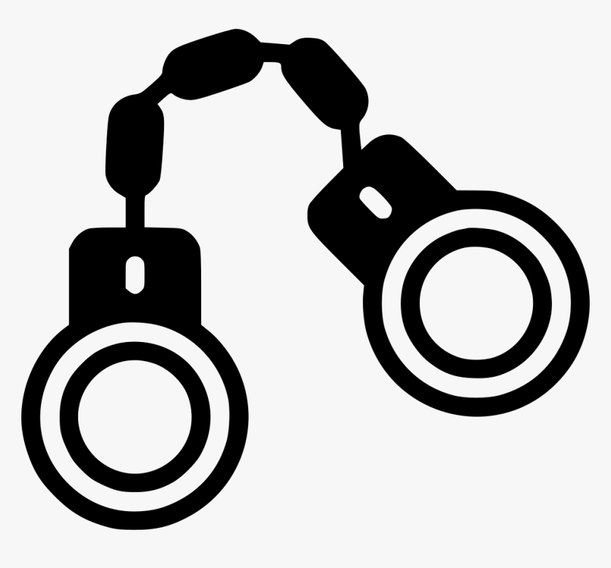 Handcuffs - Hathkadi Png Black And White, Transparent Png, Free Download