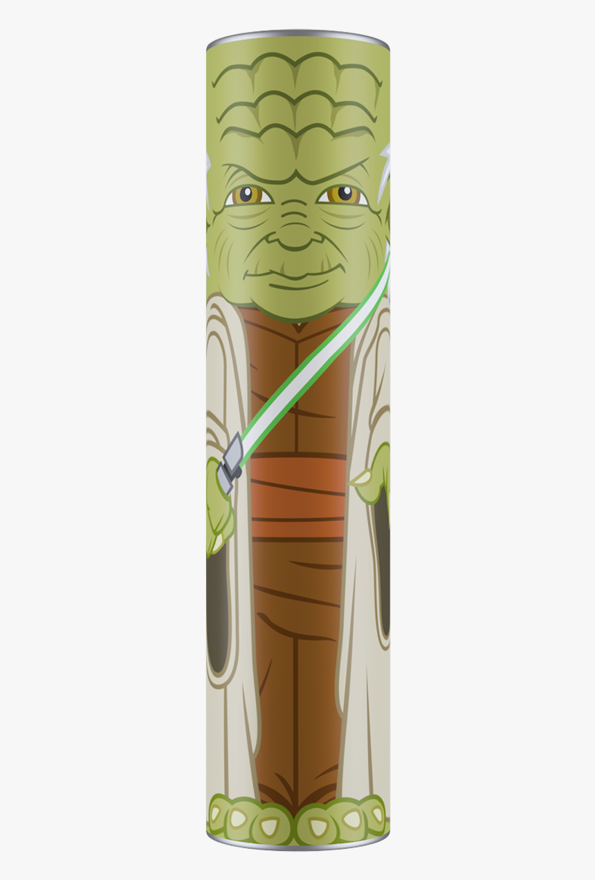 Yoda Star Wars Mimopowertube 2600mah Portable Power - Cartoon, HD Png Download, Free Download