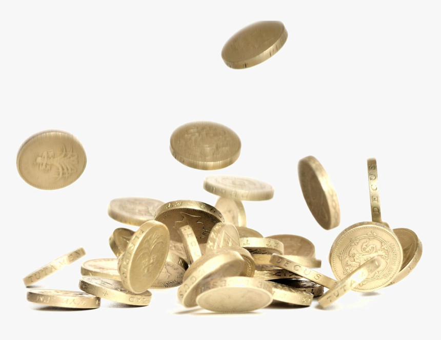 Falling Coins Png Background Image - New Indian Coins Png, Transparent Png, Free Download