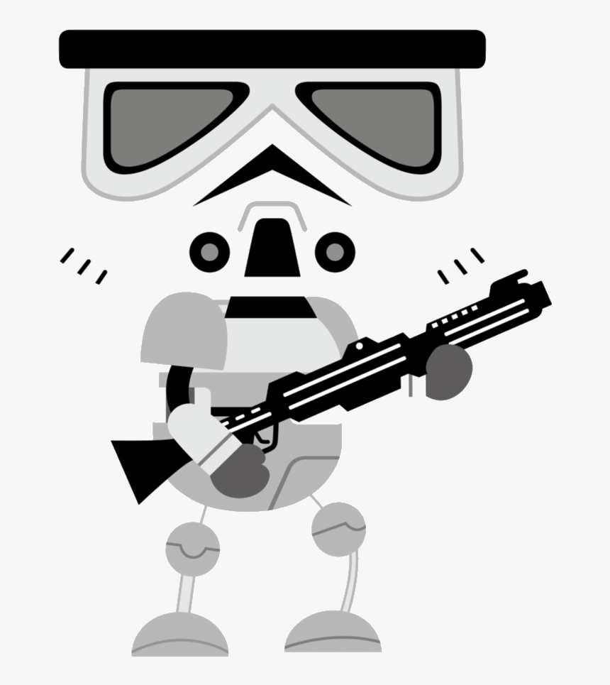 Stormtrooper Storm Trooper Star Wars Clipart Transparent - Star Wars Clipart Stormtrooper, HD Png Download, Free Download