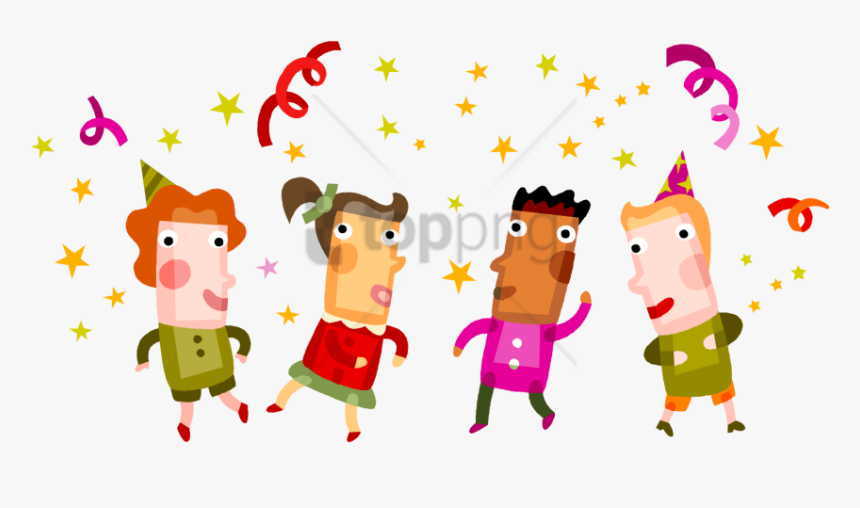 Transparent Children Clipart Png - Party Kids Clipart, Png Download, Free Download