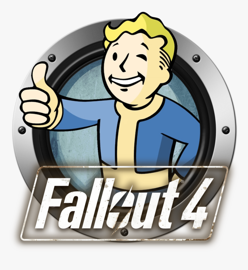 Fallout 4 Picture Logo Blonde Hair Cartoon Character Hd Png Download Kindpng
