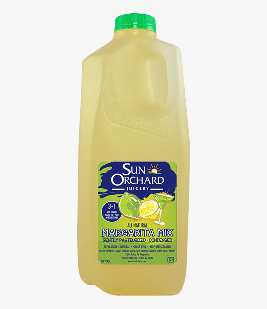 Margarita Mix 3 1 Condensed 64oz Sun Orchard Margarita Mix Hd Png Download Kindpng