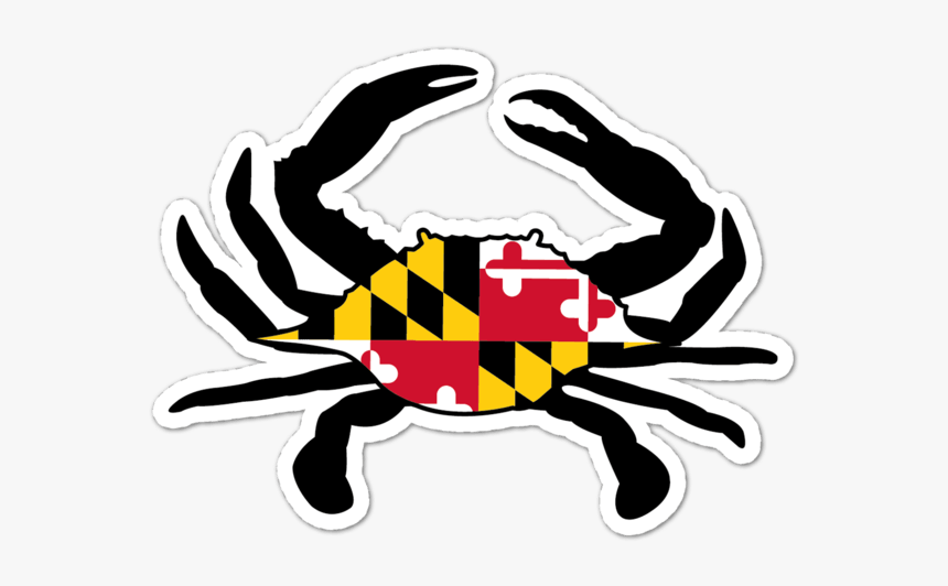 Maryland Flag Crab Transparent, HD Png Download, Free Download