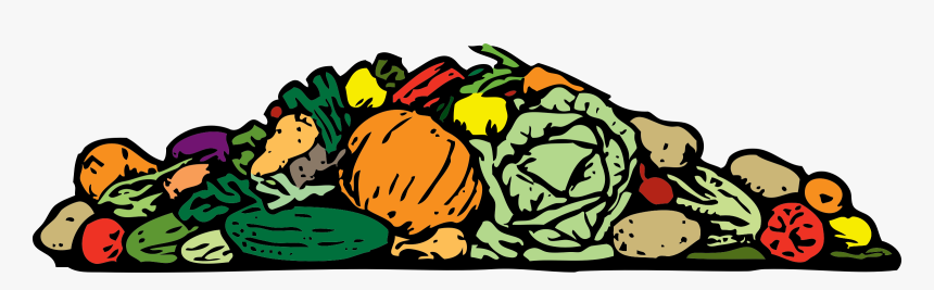 A Pile Of Vegetables Clip Arts - Pile Of Vegetables Clipart, HD Png Download, Free Download