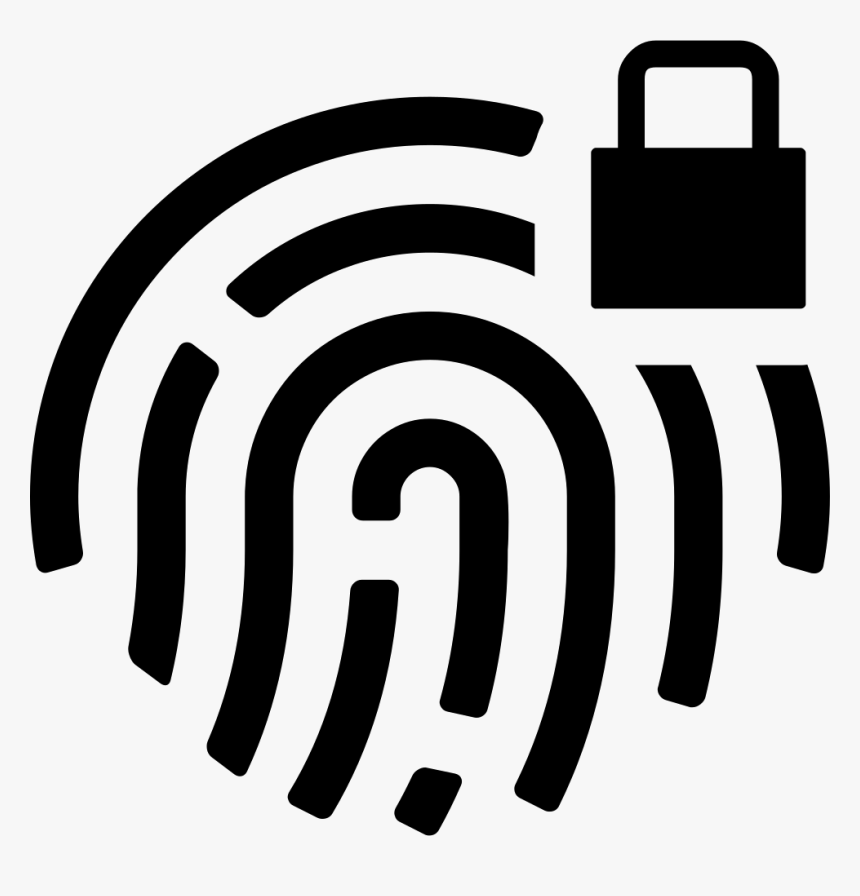 Fingerprint Lock - Icon Lock Finger Print Png, Transparent Png, Free Download