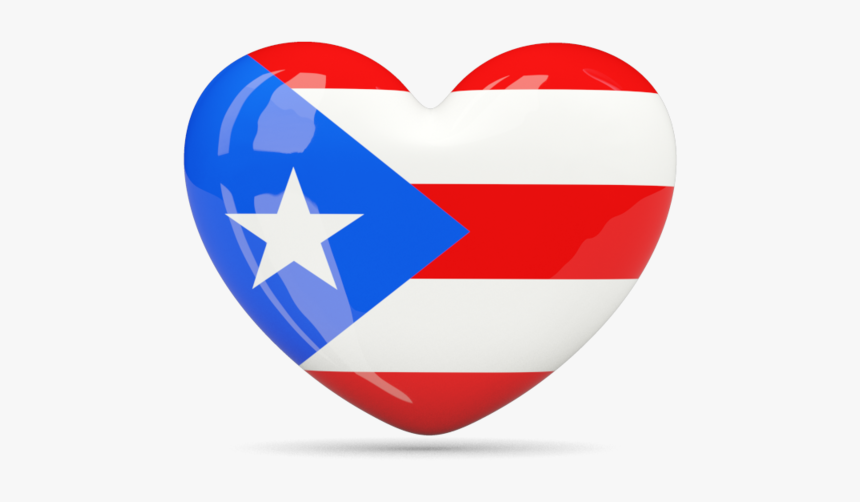 Puerto Rican Flag Heart, HD Png Download, Free Download