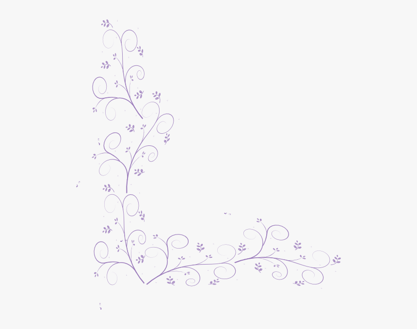 Transparent Embellishment Clipart - White Corner Border Clipart, HD Png Download, Free Download