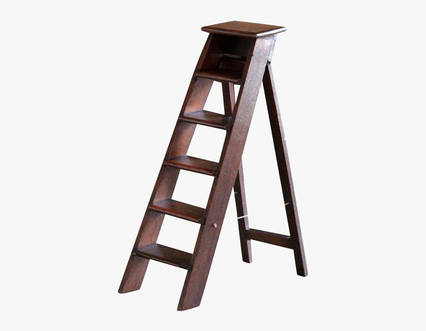 Wooden Ladder Transparent Image - Step Ladder Transparent Background, HD Png Download, Free Download