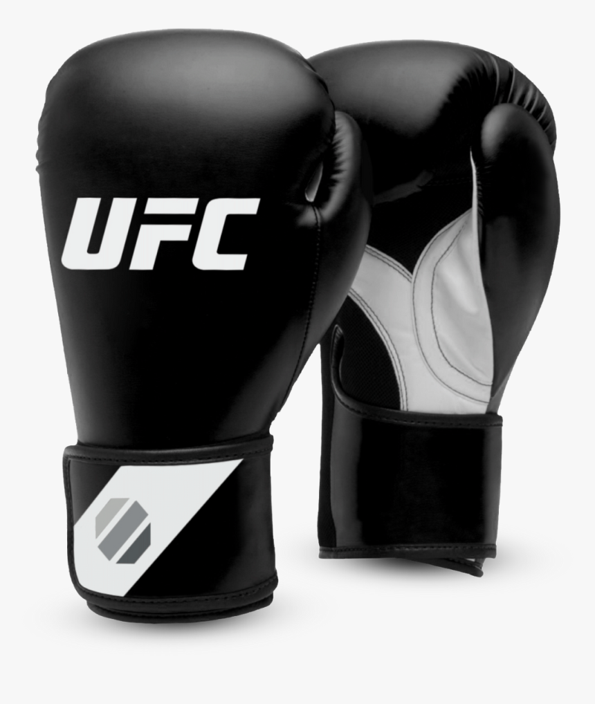 Ufc Contender Pro Fitness Training Gloves Black White - Ufc Black Boxing Gloves, HD Png Download, Free Download