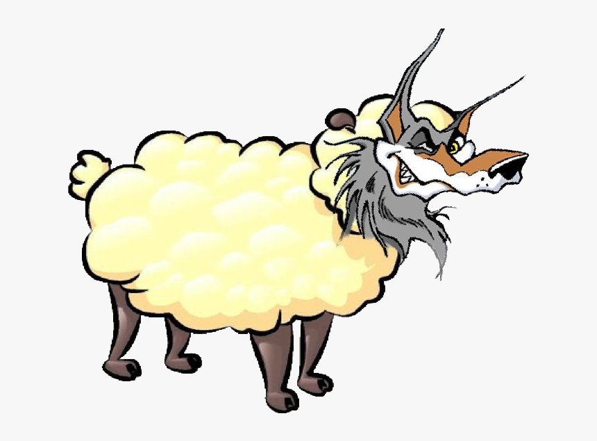 Sheep Cattle Painting Clip - Sheep Drawing, HD Png Download, Free Download