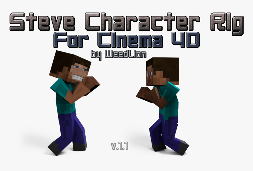 Minecraft 2 Steve , Png Download - Graphic Design, Transparent Png, Free Download