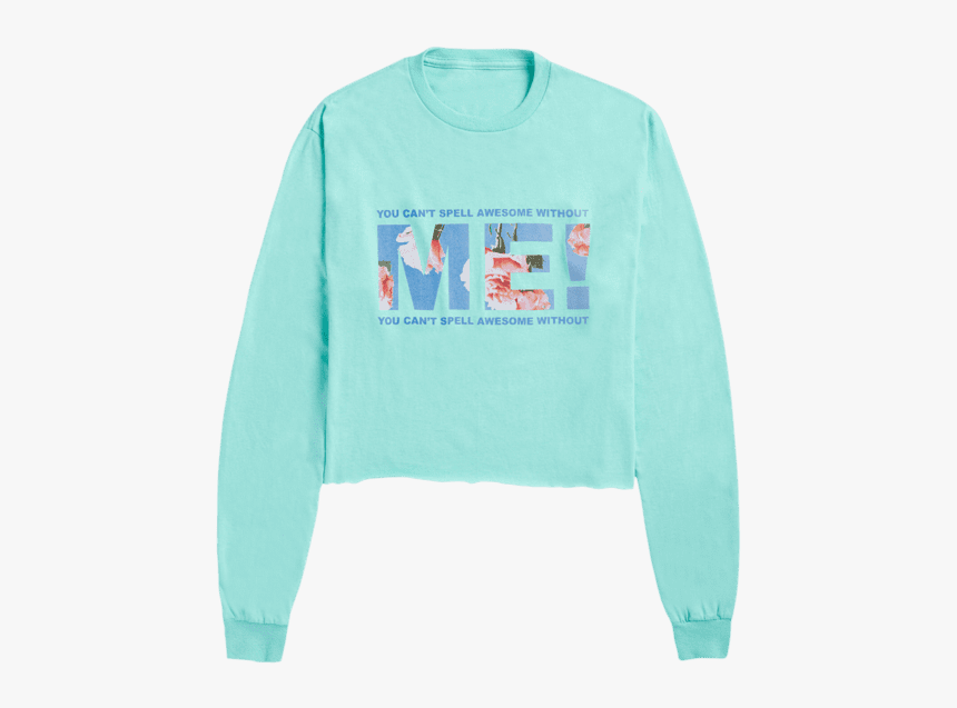 Taylor Swift Long Sleeve Crop Tee With Floral Photo - Taylor Swift Me Merchandise, HD Png Download, Free Download