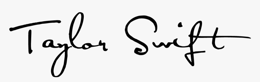 Taylor Swift - Taylor Swift Signature Red, HD Png Download - kindpng
