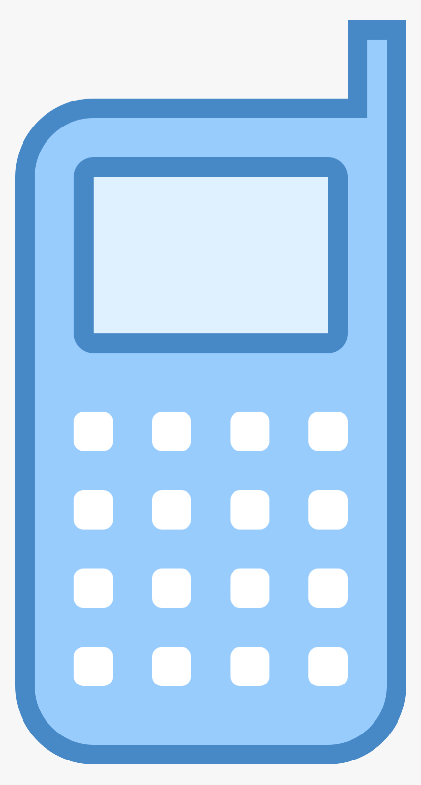 Telephone Icon Png Blue Download Blue Cellphone Icon Png Transparent Png Kindpng