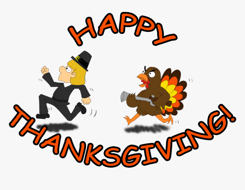 Happy Thanksgiving By Melissathehedgehog On Clipart - Cartoon, HD Png Download, Free Download