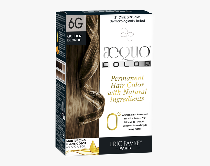 Aequo Color 6g Golden Blonde Hair Color Box-5 - Aequo Color, HD Png Download, Free Download