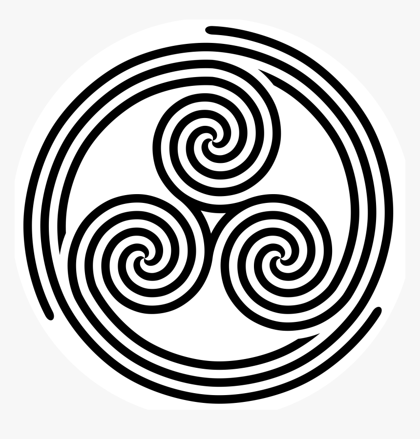 Triple Spiral Triskelion, HD Png Download, Free Download