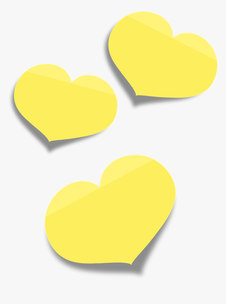 Postit Heart Notes - Heart Post It Png, Transparent Png, Free Download