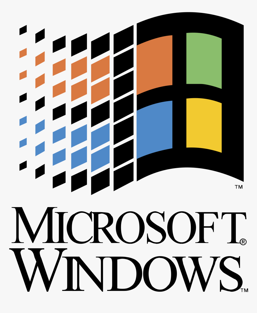 Microsoft Windows 3.0 Logo, HD Png Download - kindpng