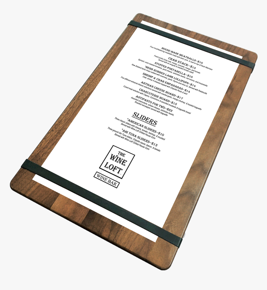 Rubber Band - Wood Menu Boards, HD Png Download, Free Download