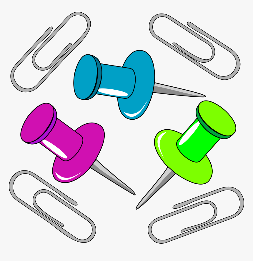 Puntine Clip Art At - Office Supply Clip Art, HD Png Download, Free Download