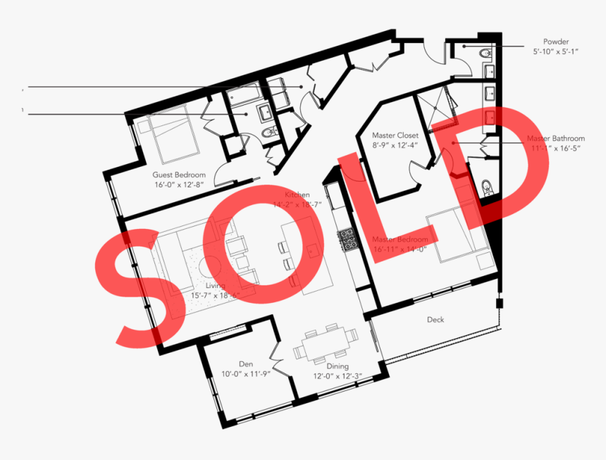 Sold 205 - Floor Plan, HD Png Download, Free Download