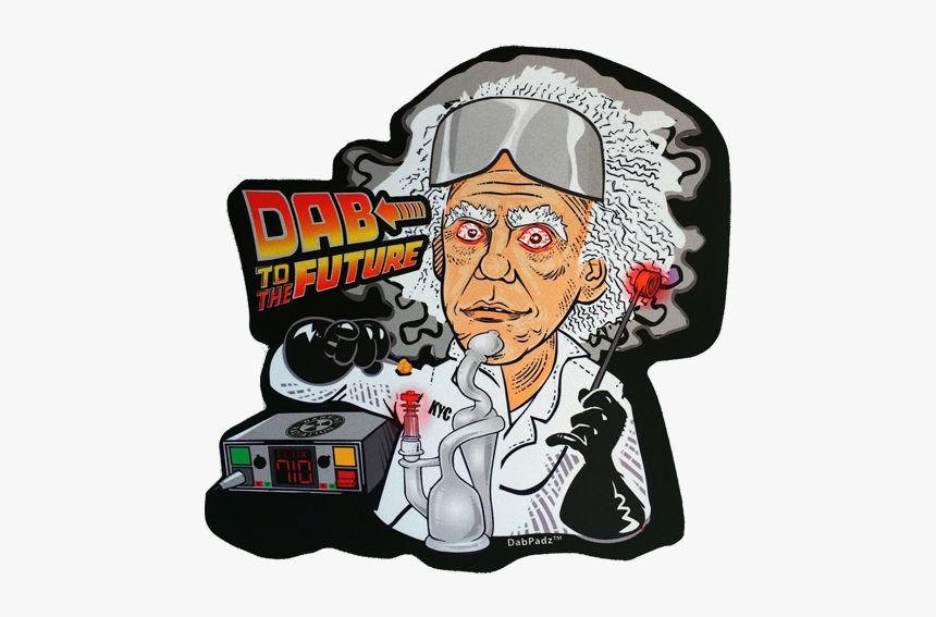 Dab To The Future Die Cut Dab Pad - Back To The Future 3, HD Png Download, Free Download