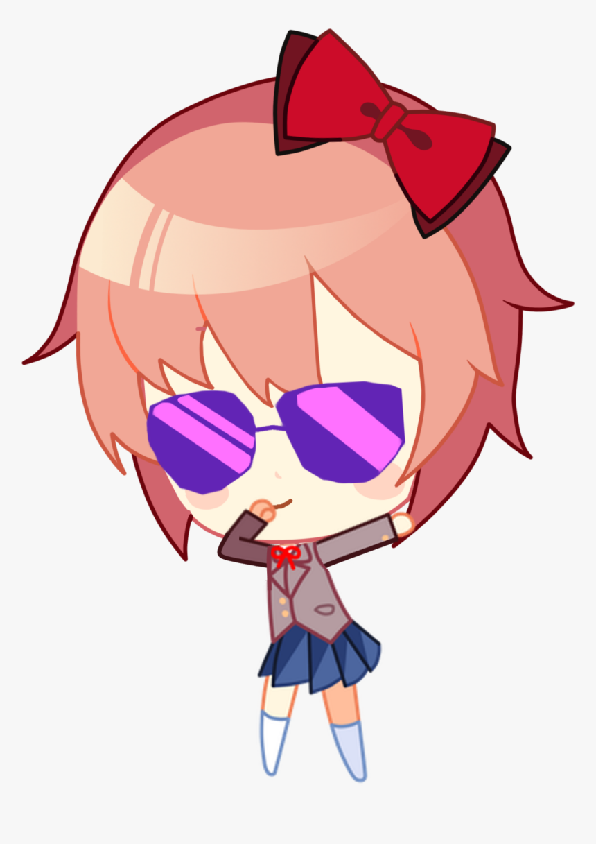 Oc Edited Mediasayori Does The Dab The Cool Dab Png - Doki Doki Chibi Sayori, Transparent Png, Free Download