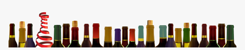 Row Of Wine Bottles Png, Transparent Png, Free Download