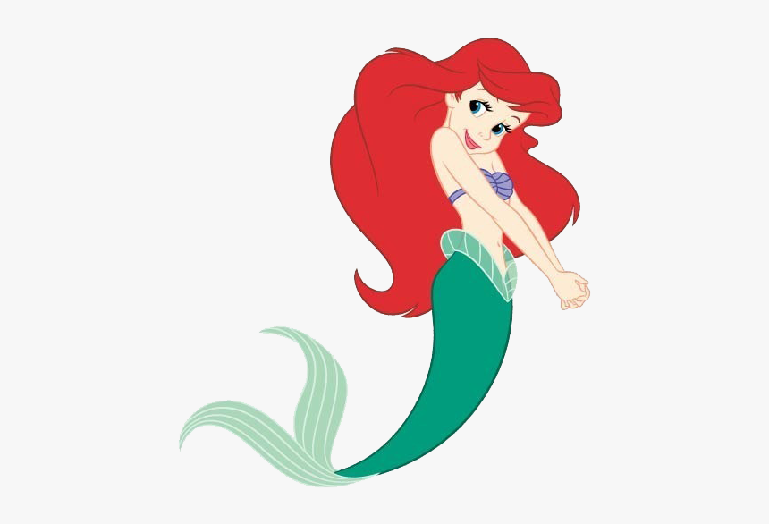 The Little Mermaid Cartoon - Mermaid Cartoon Png, Transparent Png, Free Download