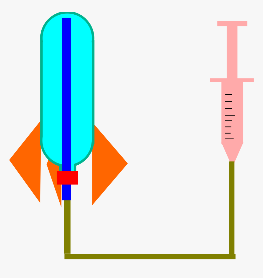 Soda Rocket Clip Arts - Bottle Rocket Clipart, HD Png Download, Free Download