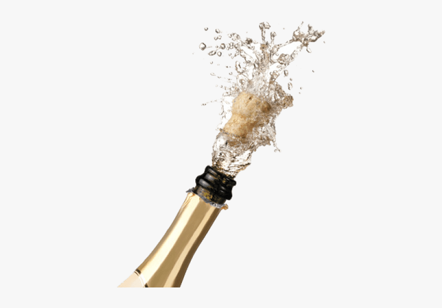 Champagne Bottle Popping Png - Champagne Bottle Png File, Transparent Png, Free Download