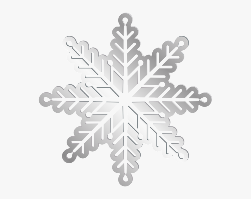 Silver Snowflake Png - Silver Transparent Background Snowflake Png, Png Download, Free Download