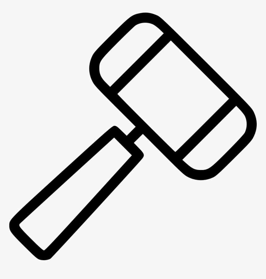 Gavel - Justice Hammer Png Red, Transparent Png, Free Download