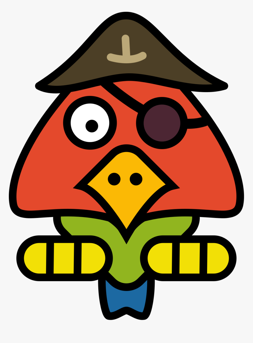 Pirate Parrot Clip Arts - Pirate Parrot, HD Png Download, Free Download