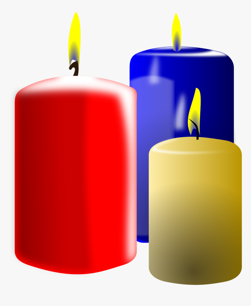 Three Candles Clipart, HD Png Download, Free Download