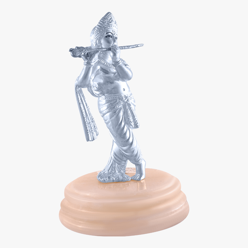 Silver Krishna Idol - Figurine, HD Png Download, Free Download