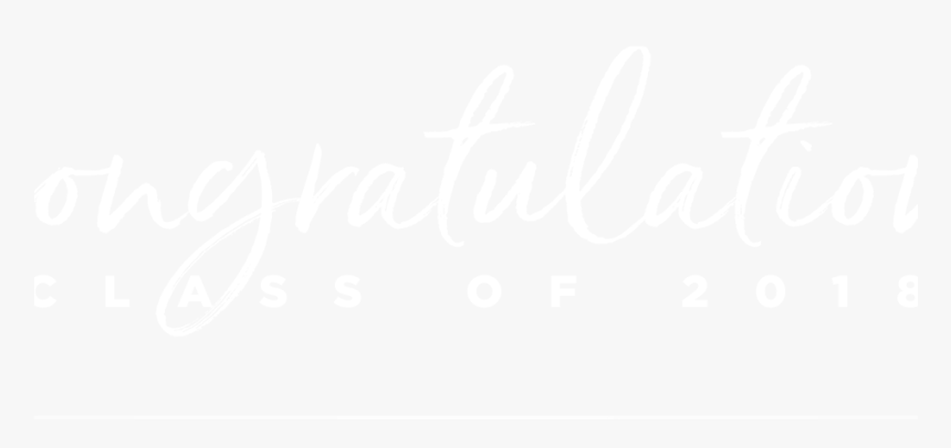 Congrats Grads Class 2018 - Calligraphy, HD Png Download, Free Download