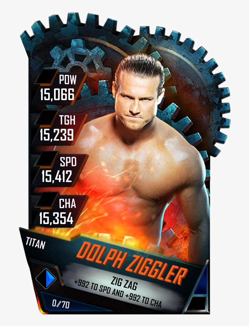 Dolphziggler S4 18 Titan - Wwe Supercard Titan Cards, HD Png Download, Free Download