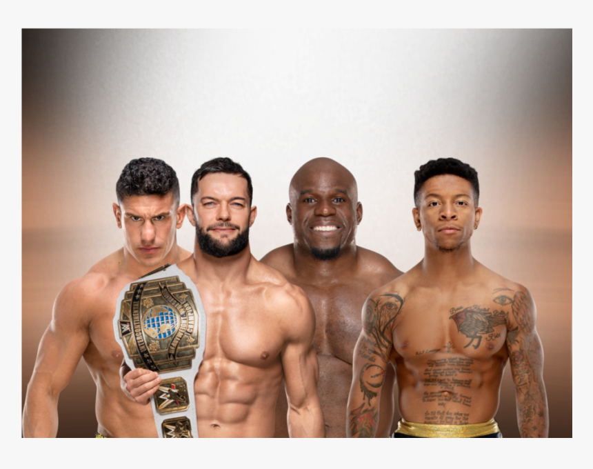 Finn Balor Vs Ec3 Vs Apollo Vs Lio Rush - Barechested, HD Png Download, Free Download