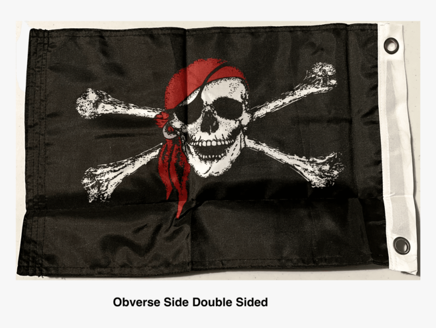 Ru Flag Inches Pirate Red Hat Flag - Jolly Roger Flag, HD Png Download, Free Download