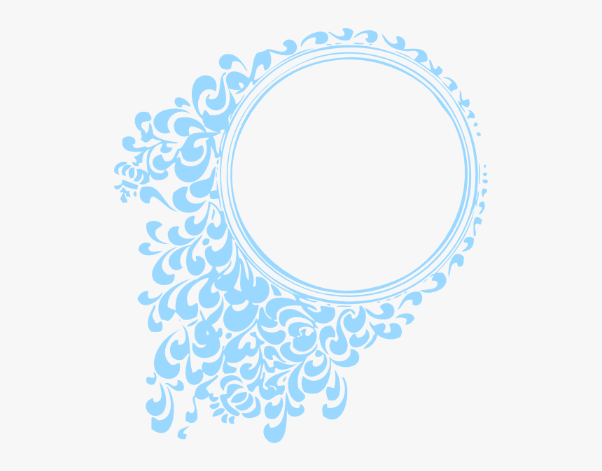 Robin Blue Circle Frame Svg Clip Arts Mesude Eser Hd Png Download Kindpng