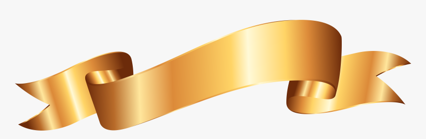 Gold Banner Png Clip Art Image - Gold Banner Clip Art, Transparent Png, Free Download