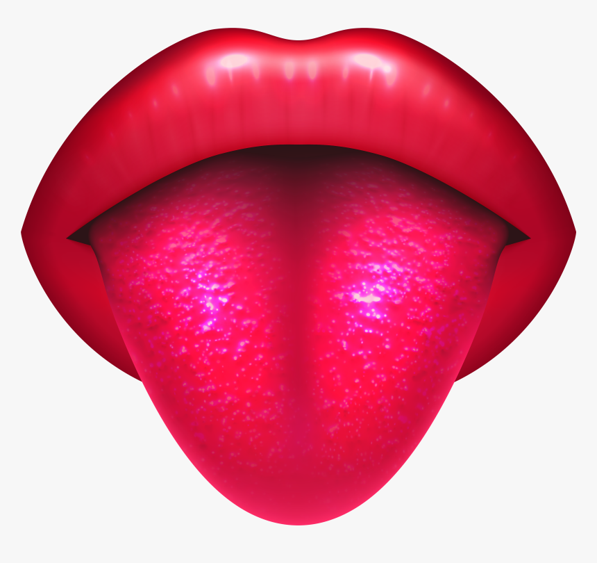 Mouth With Protruding Tongue Png Clip Art - Mouth With Tongue Png, Transparent Png, Free Download