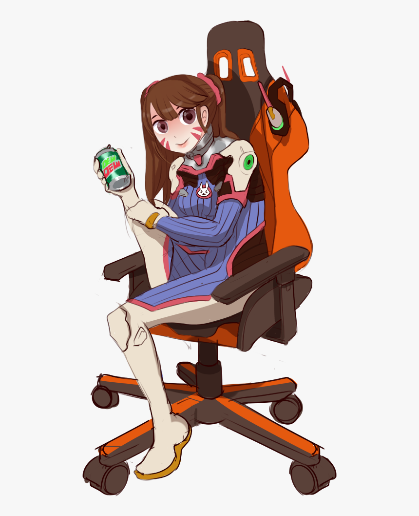 Va Drawing Fan Art Overwatch - Dva Overwatch Fanart, HD Png Download, Free Download