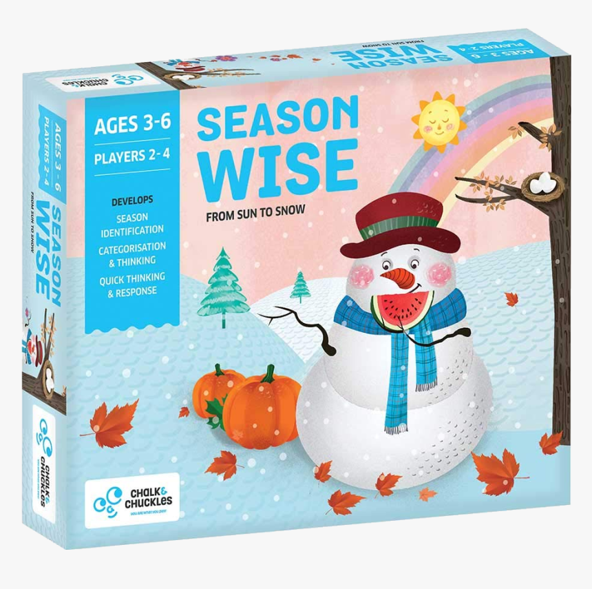 Chalk And Chuckles Season Wise From Sun To Snow - Descopera Anotimpurile, HD Png Download, Free Download