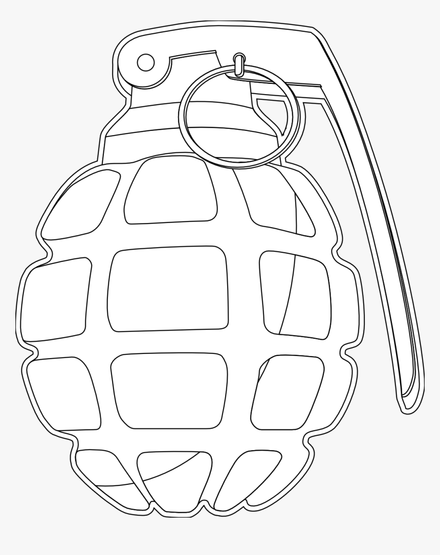 Grenade Photo Black And White, HD Png Download, Free Download