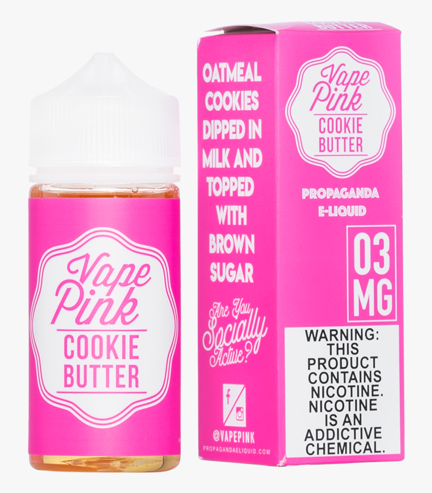 Vape Pink Cookie Butter, HD Png Download, Free Download