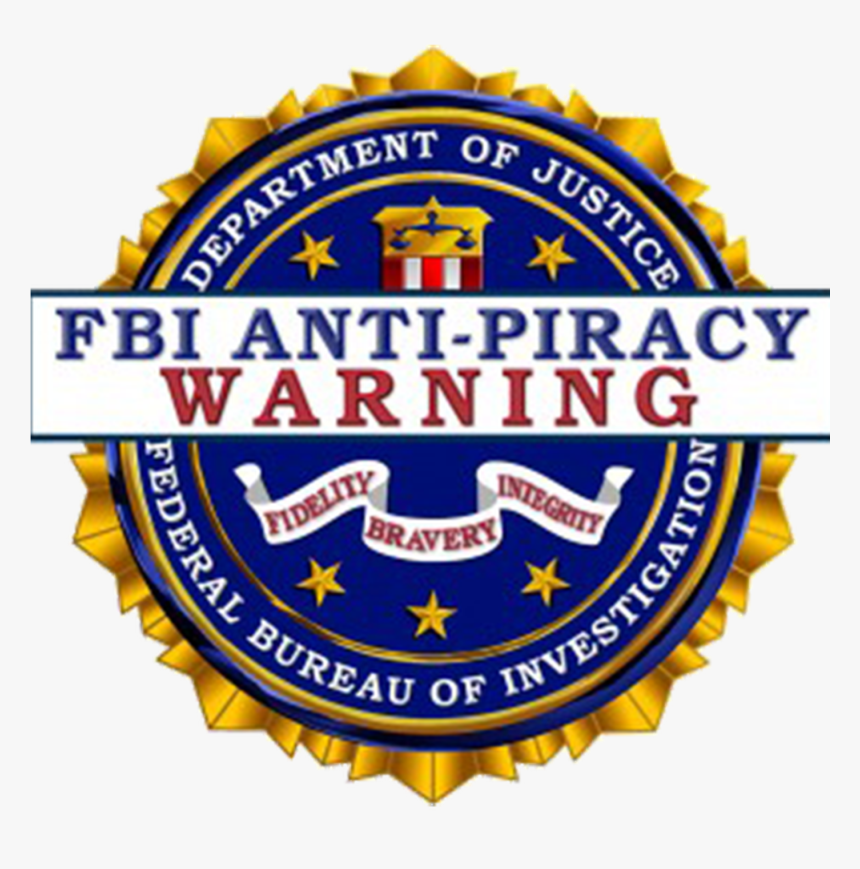 Fbi Warning Logo Png - Symbols Of The Federal Bureau Of Investigation, Transparent Png, Free Download